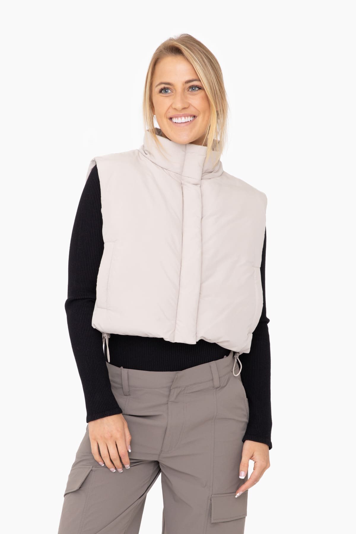 Women's Mono B, Padded Puffer Vest