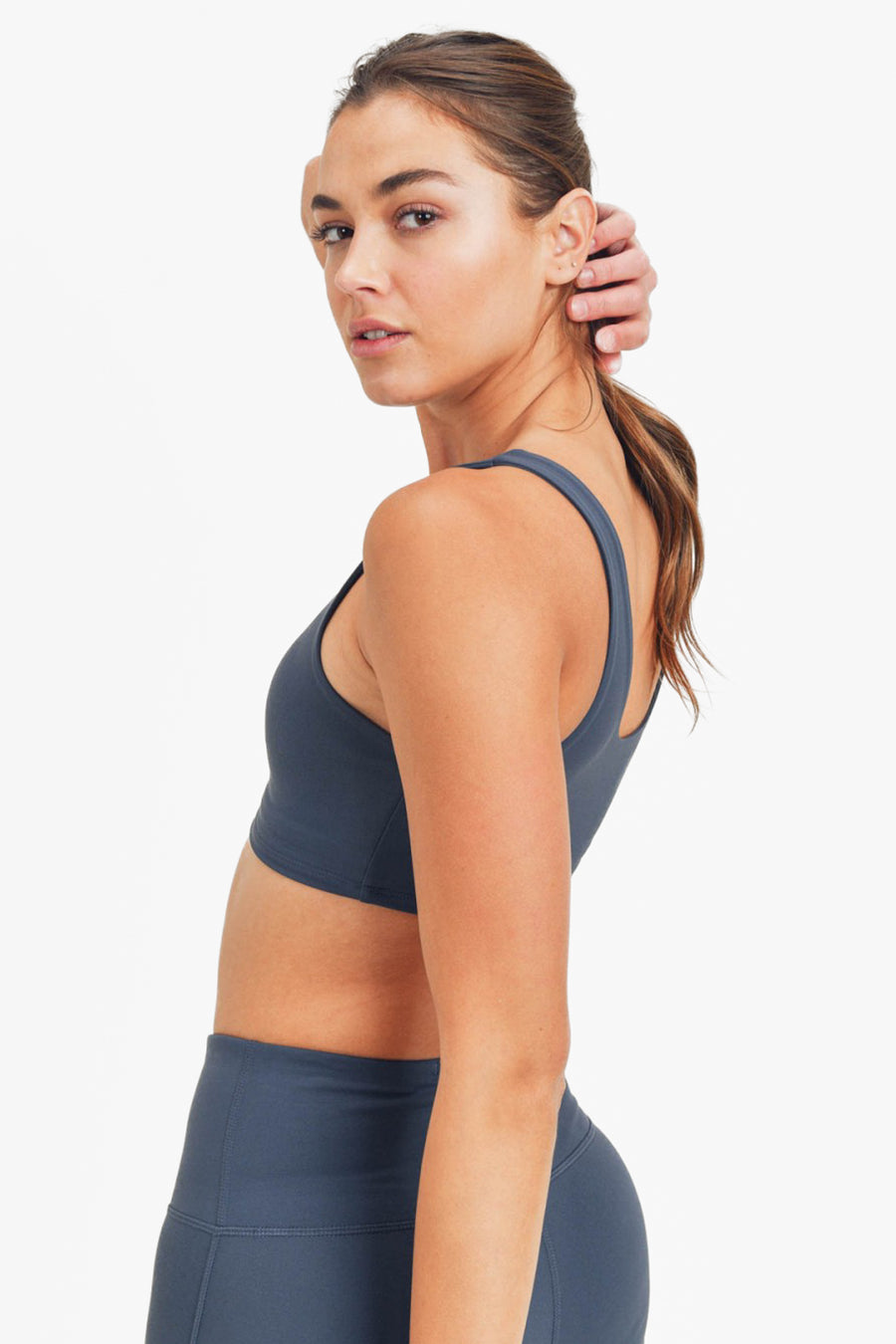 Mono b wide strap back sports bra AT7217 - LA Trends Addict